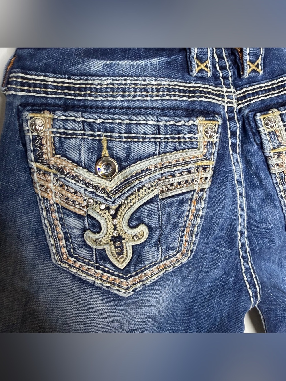 Rock Revival Codee Skinny Jeans Size 25 - Picture 8 of 10
